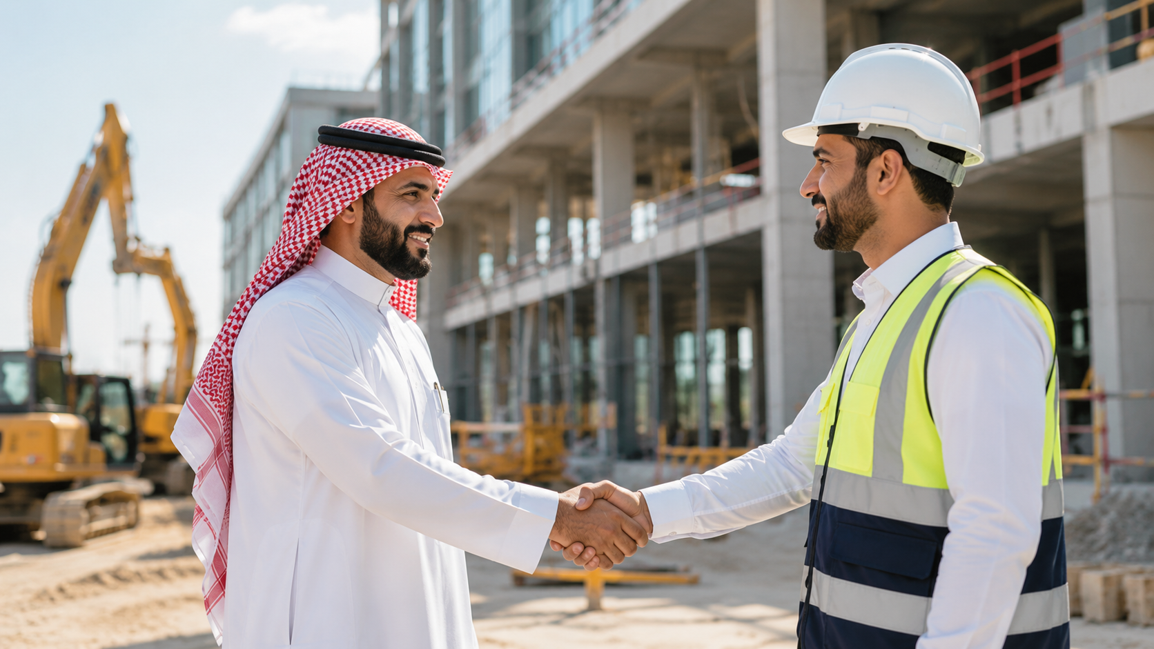 Construction contracting teamwork